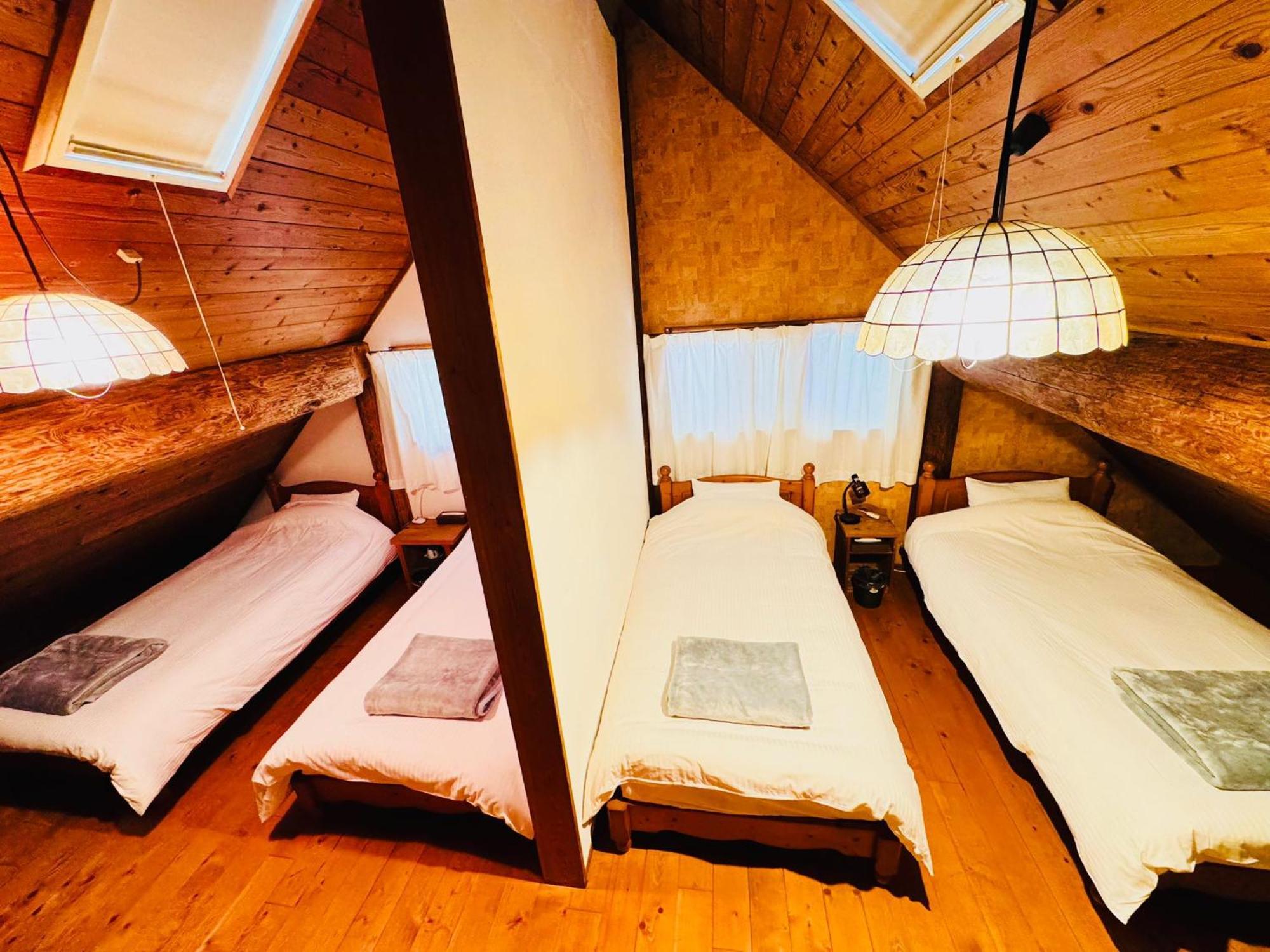 فندق Yufuin Log House No Yado Tom Sawyer المظهر الخارجي الصورة