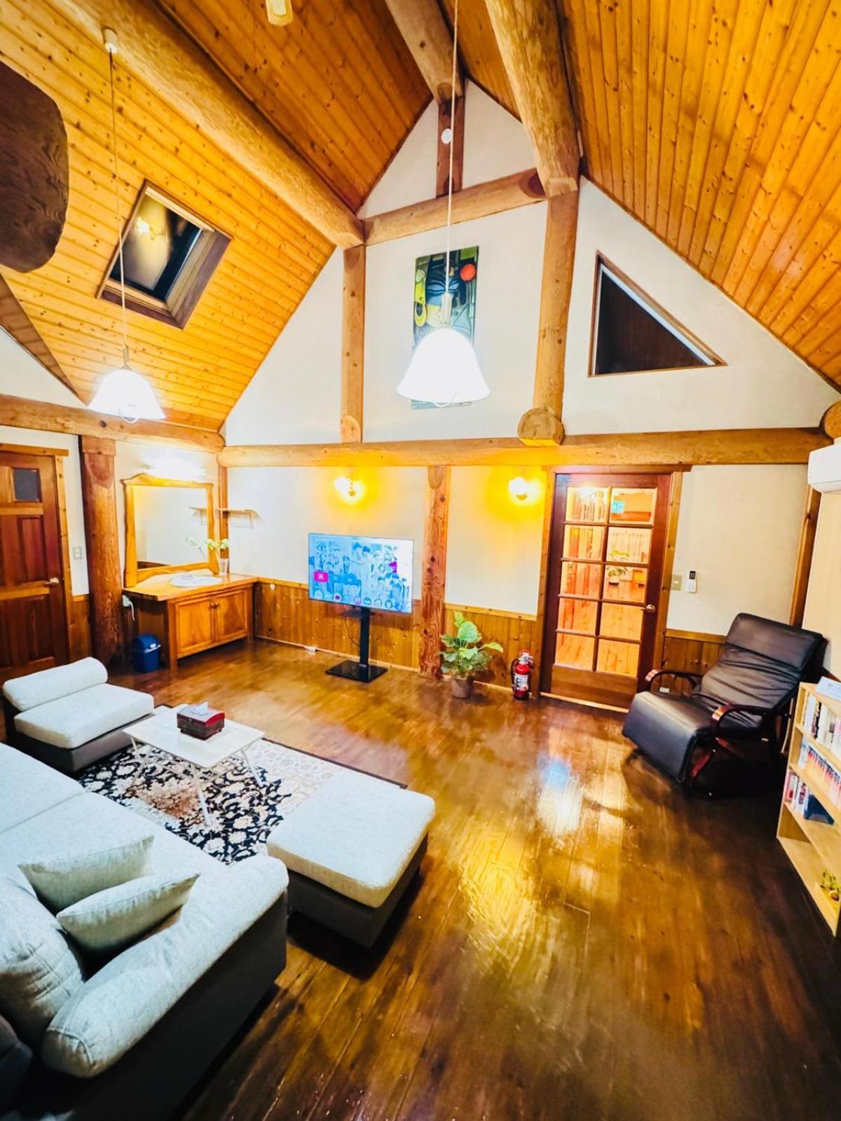فندق Yufuin Log House No Yado Tom Sawyer المظهر الخارجي الصورة