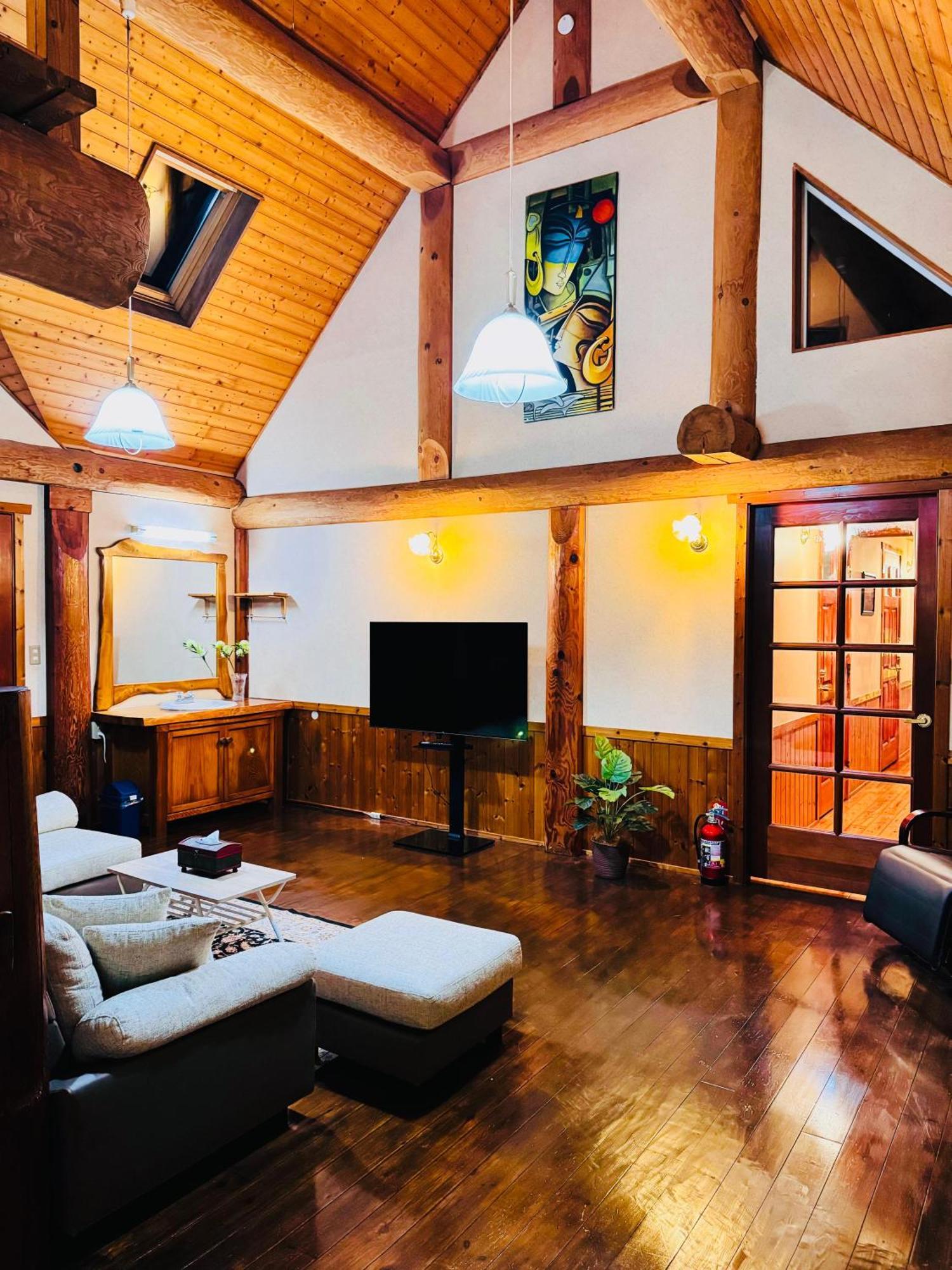 فندق Yufuin Log House No Yado Tom Sawyer المظهر الخارجي الصورة
